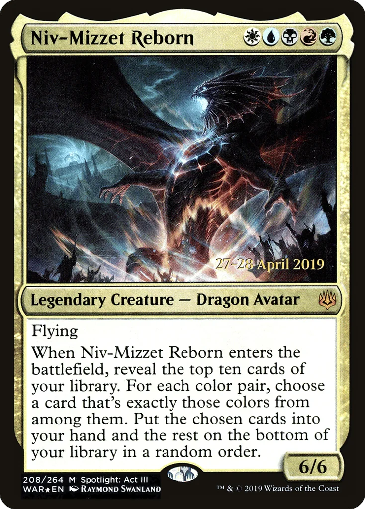 Niv-Mizzet Reborn · War of the Spark Promos