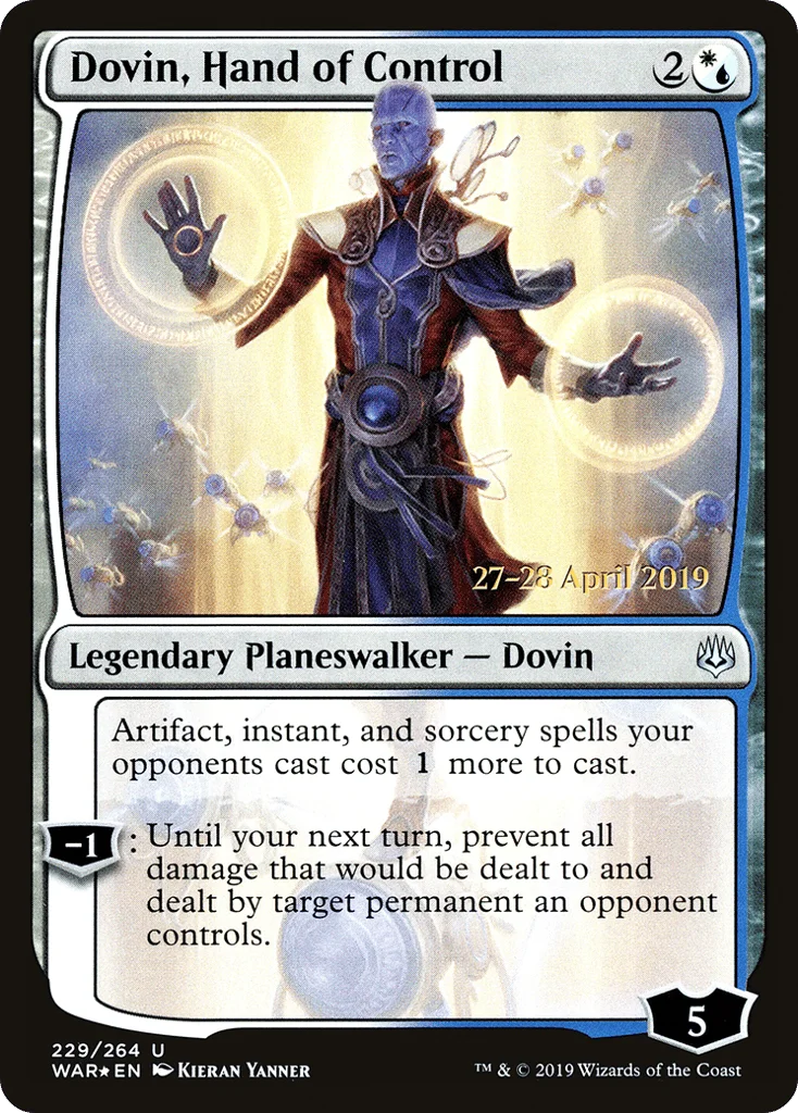 Dovin, Hand of Control · War of the Spark Promos
