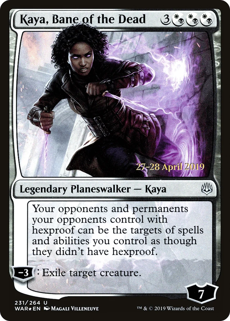 Kaya, Bane of the Dead · War of the Spark Promos
