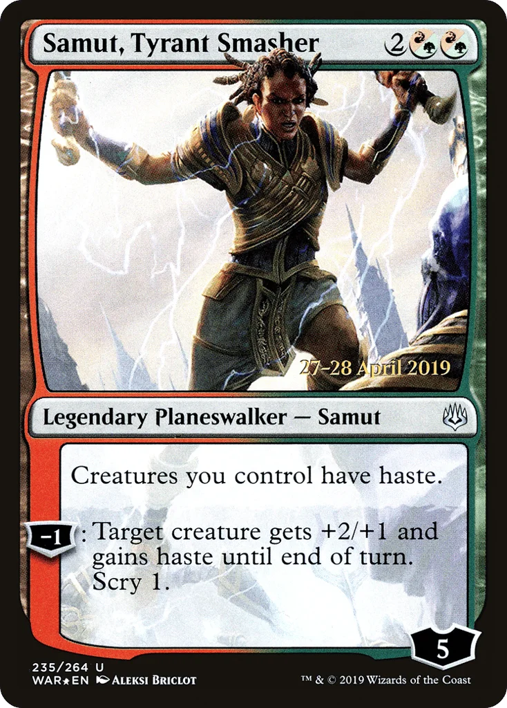 Samut, Tyrant Smasher · War of the Spark Promos