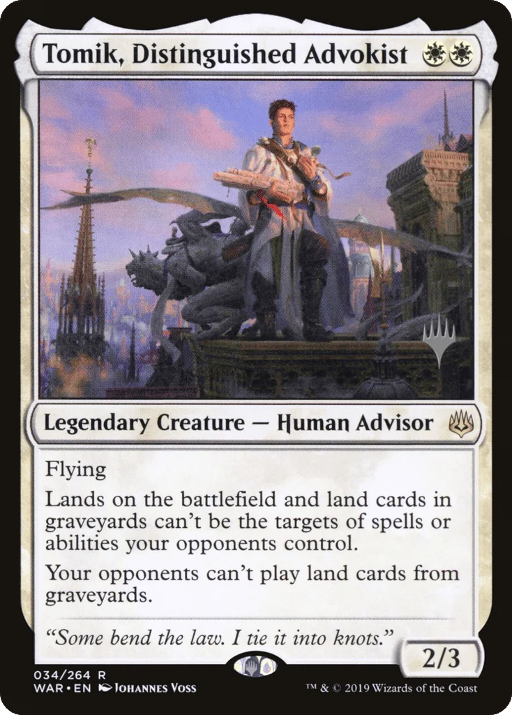 Tomik, Distinguished Advokist · War of the Spark Promos