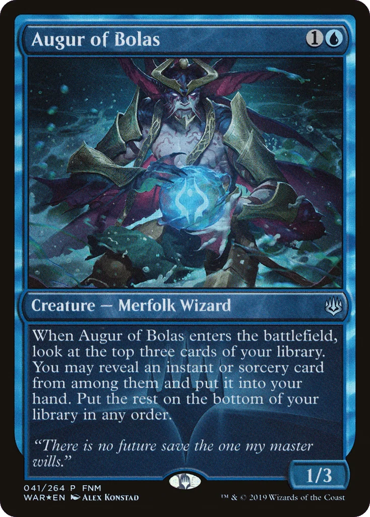 Augur of Bolas · War of the Spark Promos