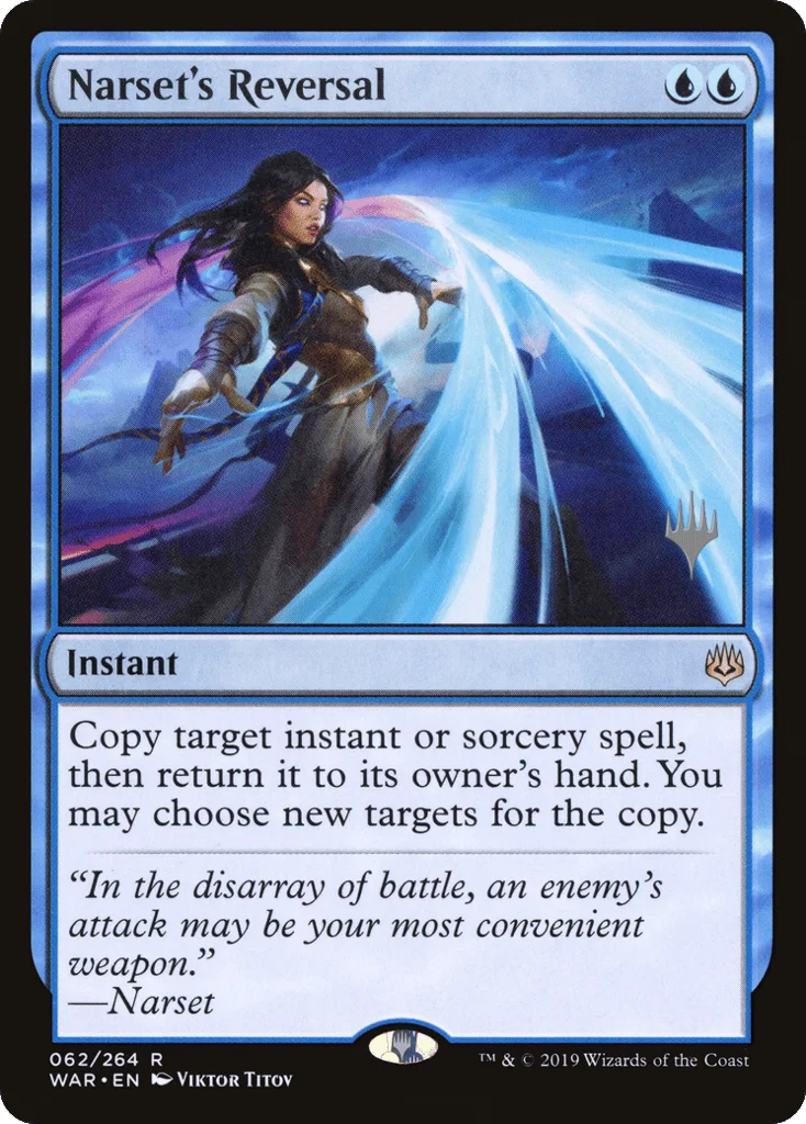 Narset's Reversal · War of the Spark Promos