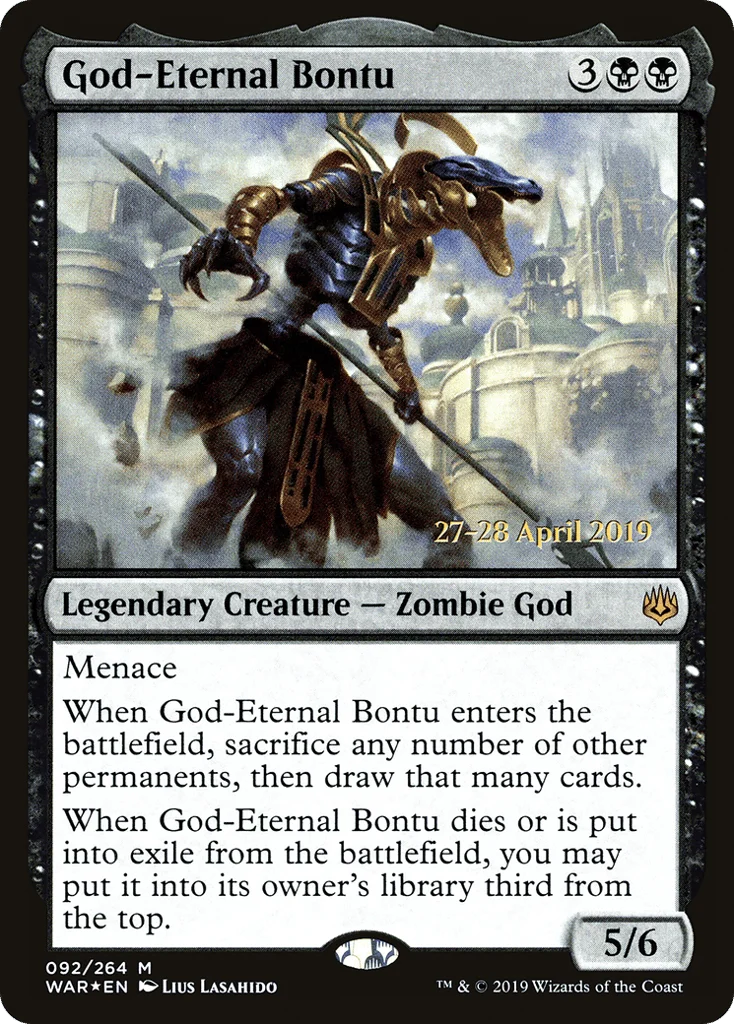God-Eternal Bontu · War of the Spark Promos