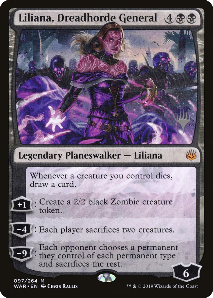 Liliana, Dreadhorde General · War of the Spark Promos