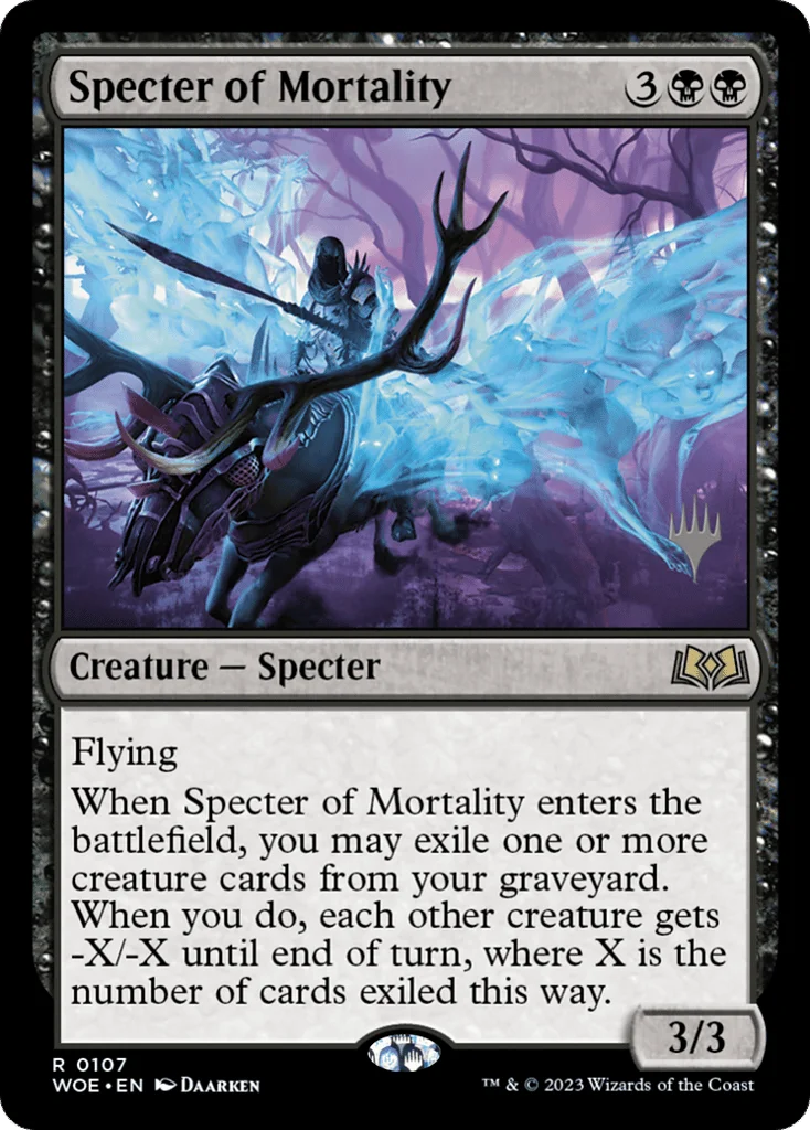 Specter of Mortality · Wilds of Eldraine Promos