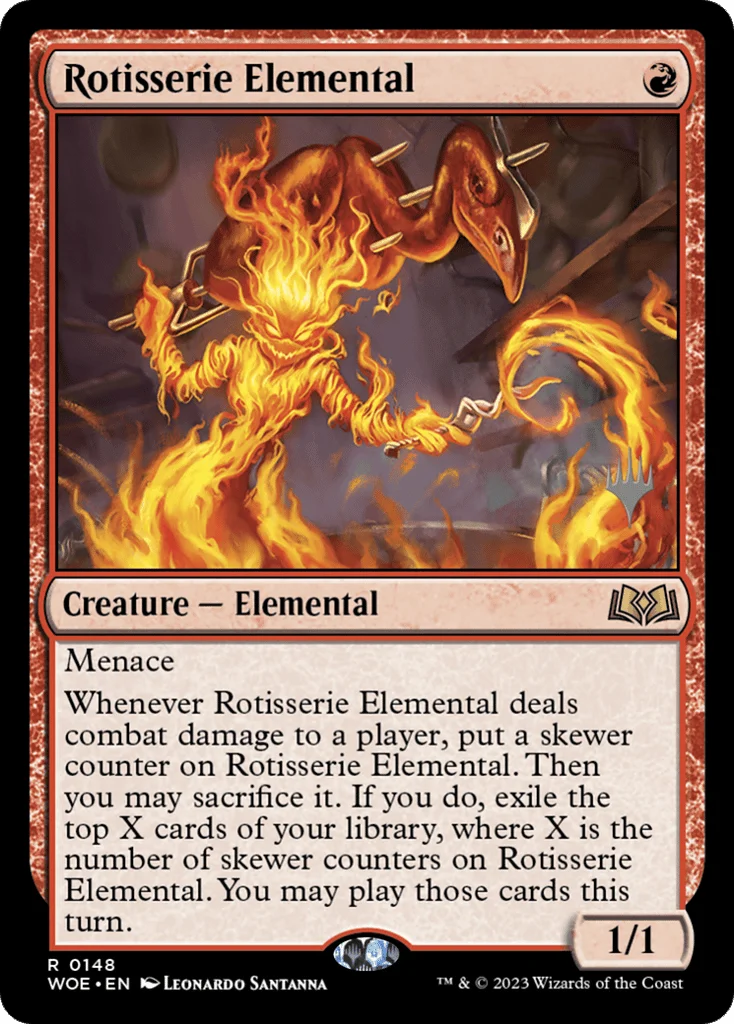 Rotisserie Elemental · Wilds of Eldraine Promos