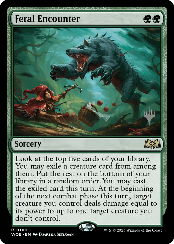 Feral Encounter · Wilds of Eldraine Promos