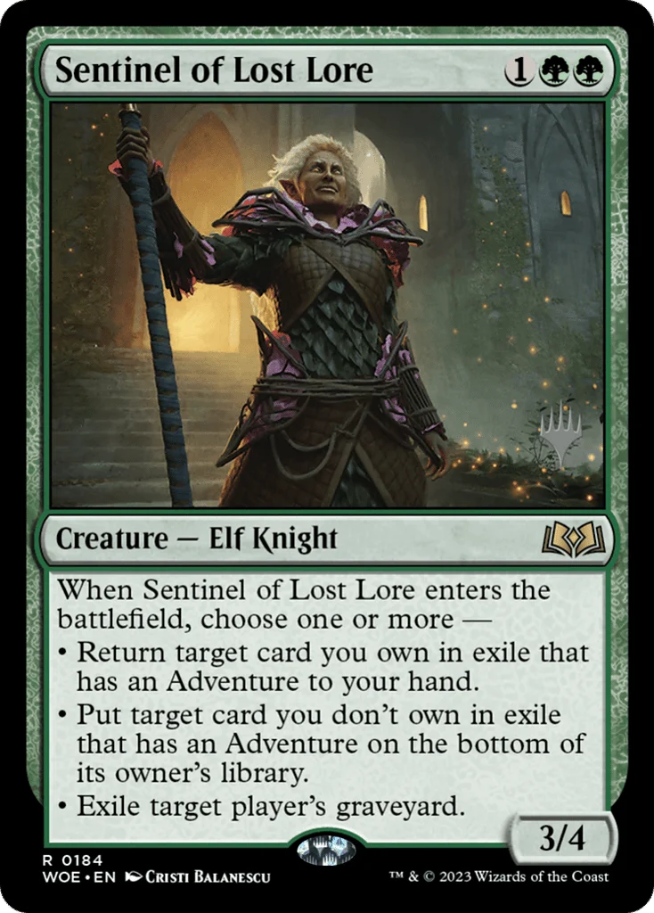 Sentinel of Lost Lore · Wilds of Eldraine Promos