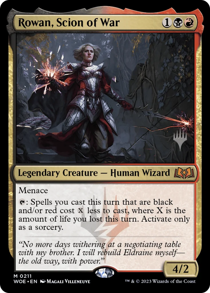 Rowan, Scion of War · Wilds of Eldraine Promos
