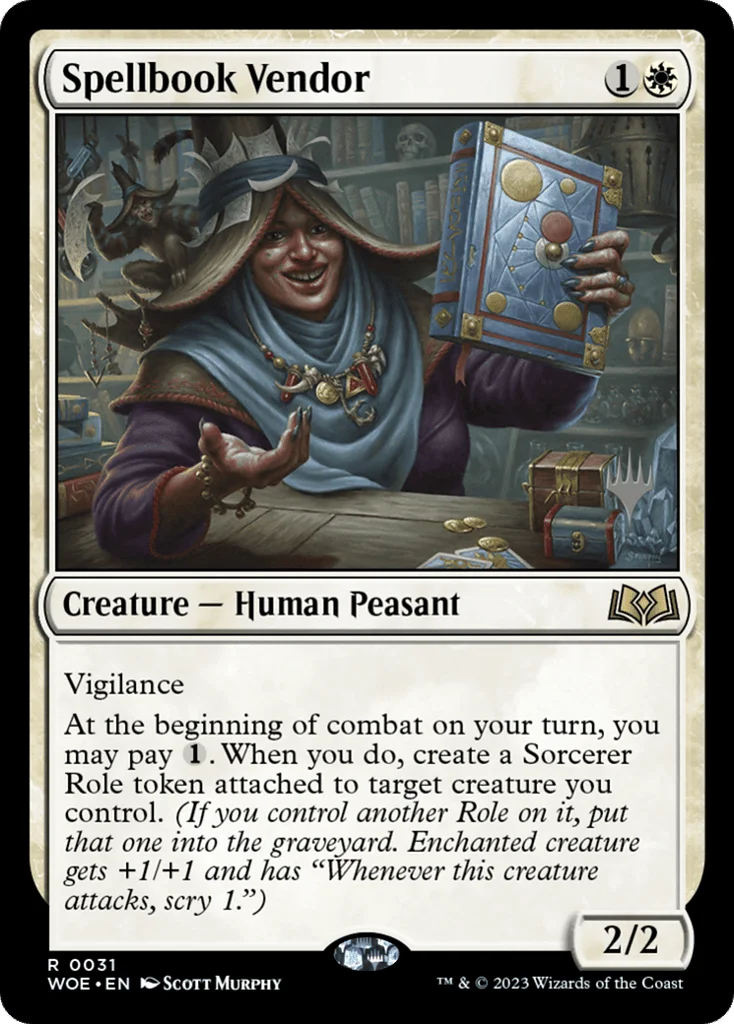 Spellbook Vendor · Wilds of Eldraine Promos