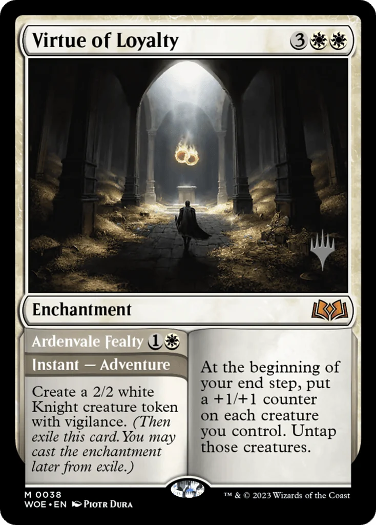 Virtue of Loyalty // Ardenvale Fealty · Wilds of Eldraine Promos