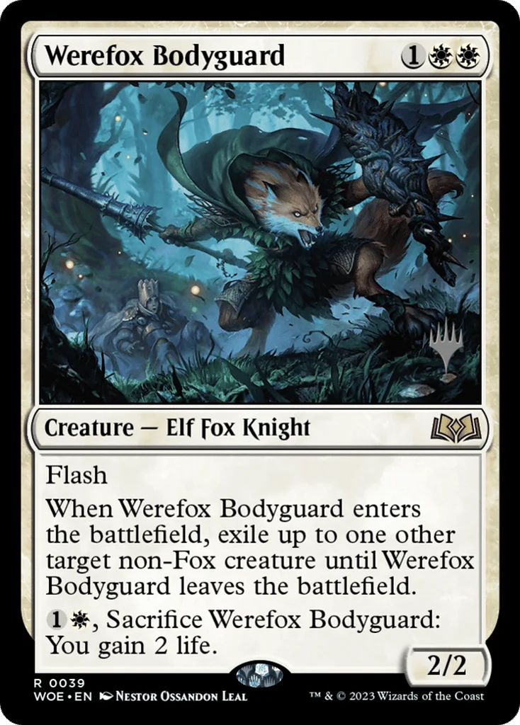 Werefox Bodyguard · Wilds of Eldraine Promos