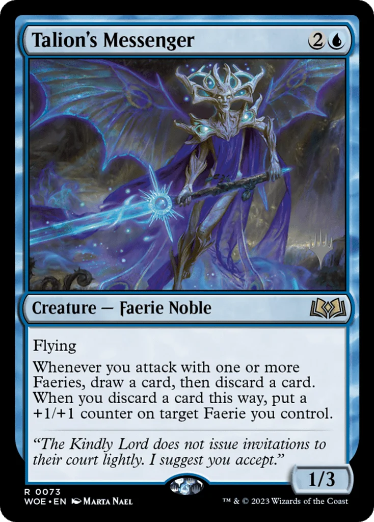 Talion's Messenger · Wilds of Eldraine Promos