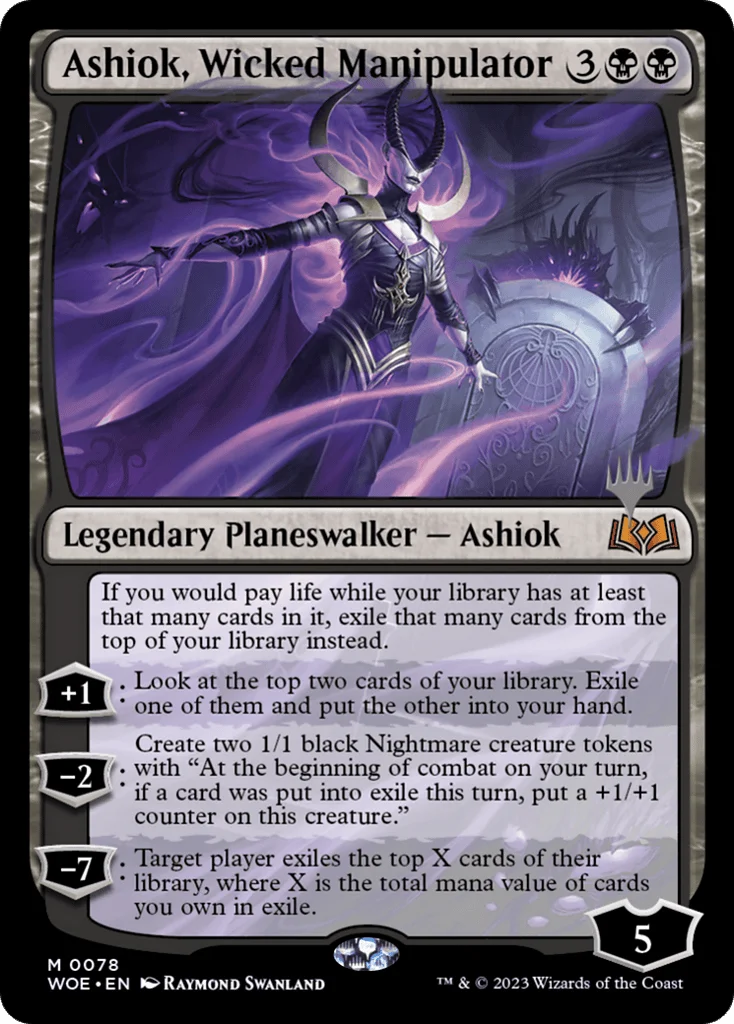 Ashiok, Wicked Manipulator · Wilds of Eldraine Promos
