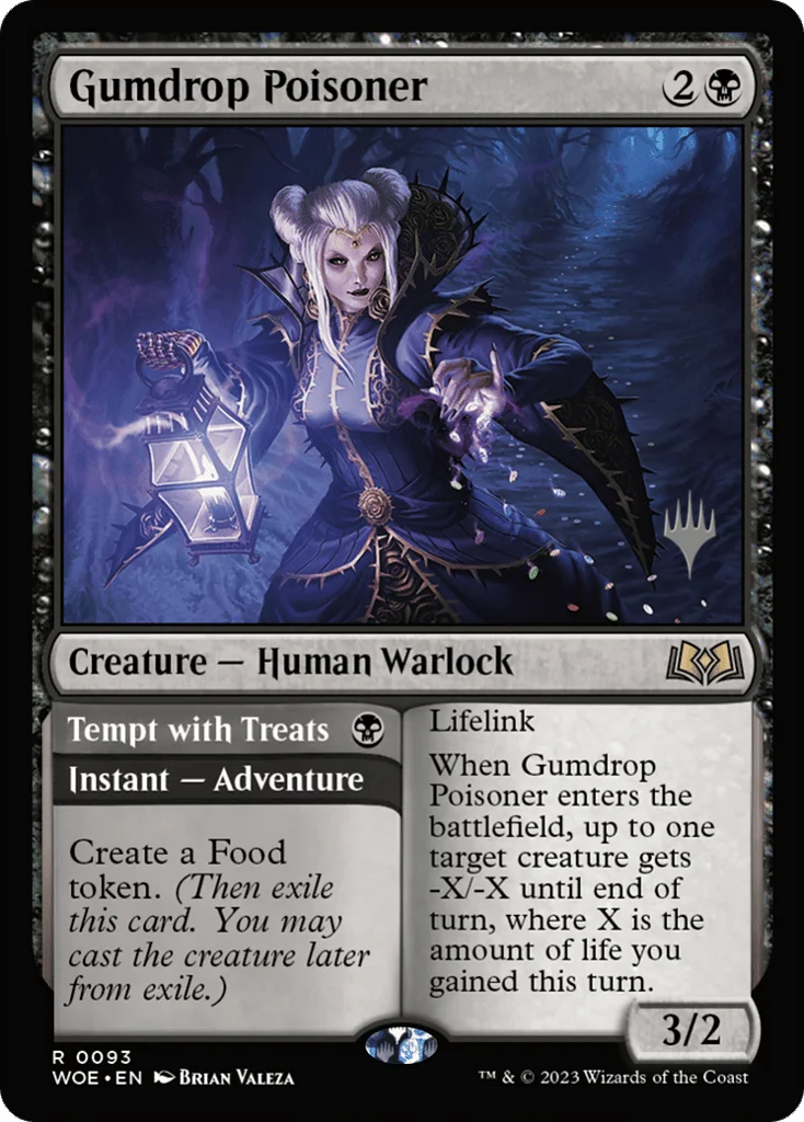 Gumdrop Poisoner // Tempt with Treats · Wilds of Eldraine Promos