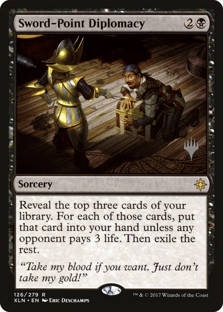 Sword-Point Diplomacy · Ixalan Promos
