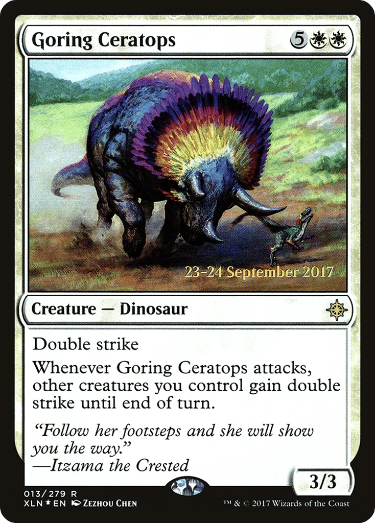 Goring Ceratops · Ixalan Promos