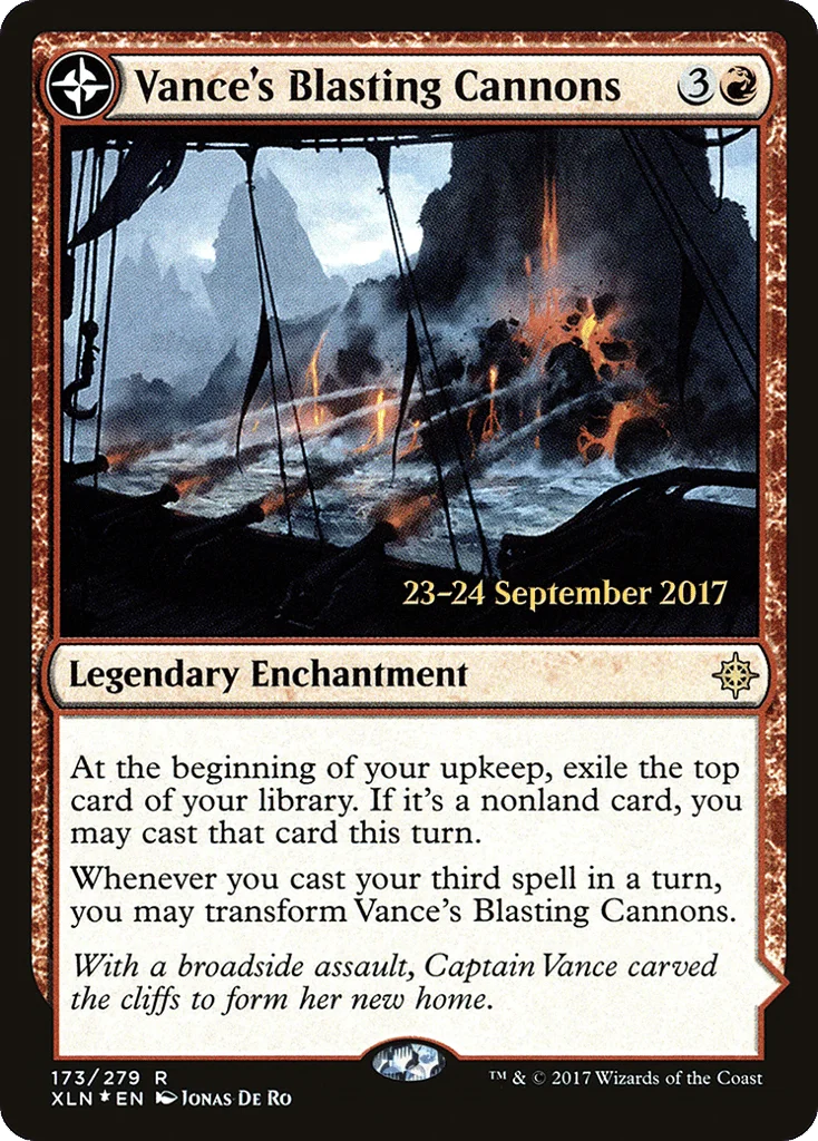 Vance's Blasting Cannons // Spitfire Bastion · Ixalan Promos