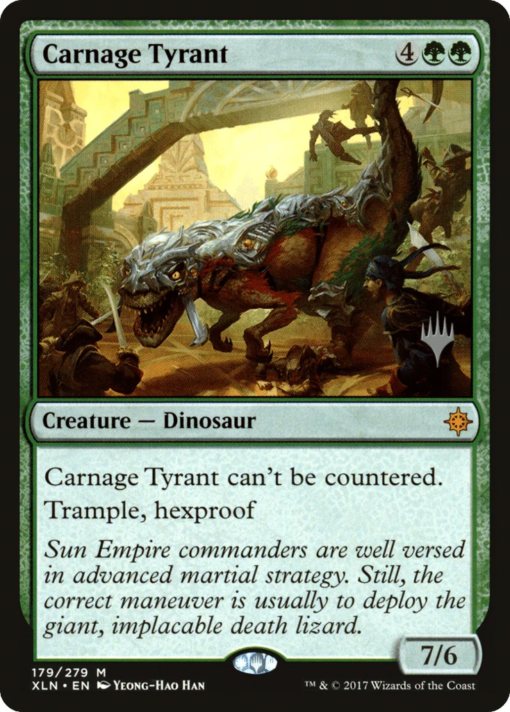 Carnage Tyrant · Ixalan Promos