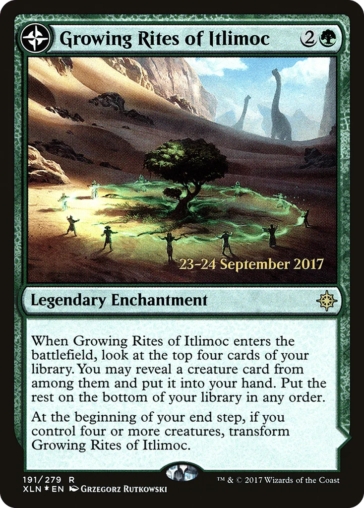 Growing Rites of Itlimoc // Itlimoc, Cradle of the Sun · Ixalan Promos