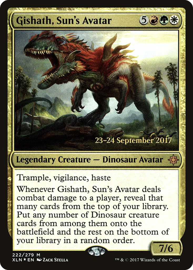 Gishath, Sun's Avatar · Ixalan Promos