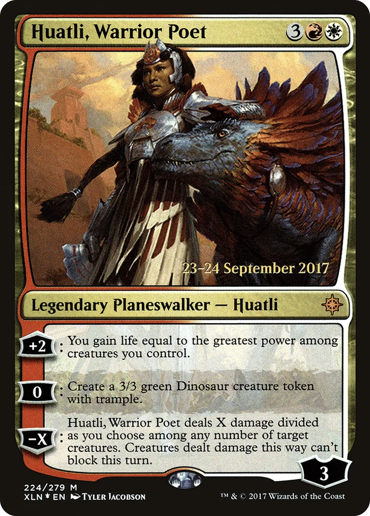 Huatli, Warrior Poet · Ixalan Promos