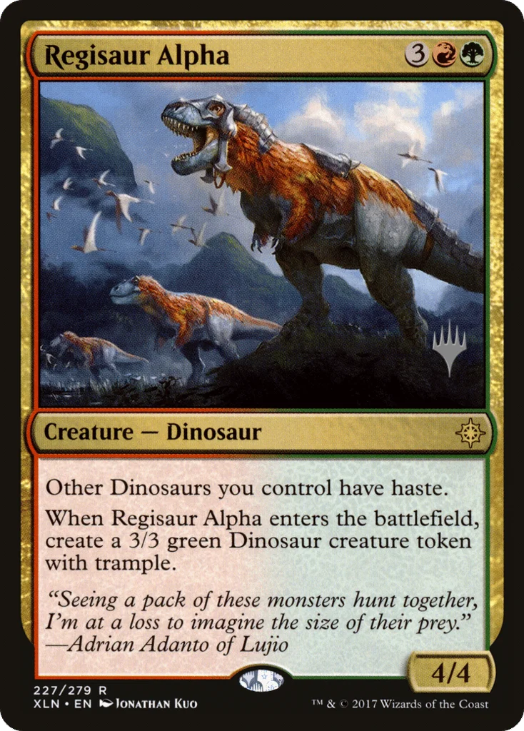 Regisaur Alpha · Ixalan Promos
