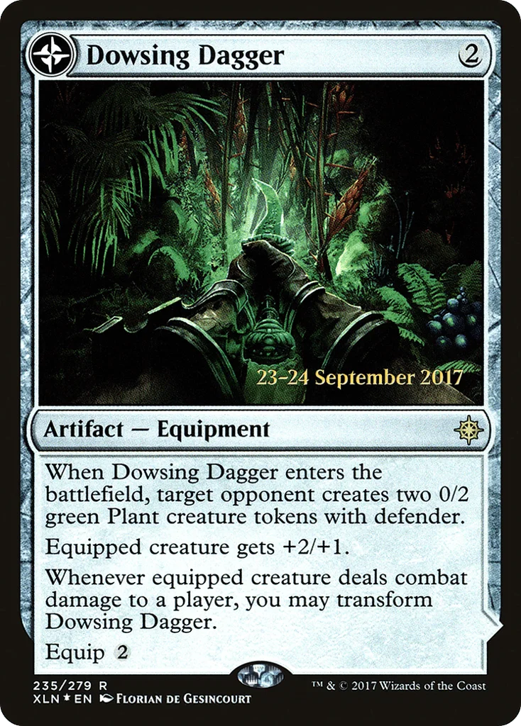 Dowsing Dagger // Lost Vale · Ixalan Promos