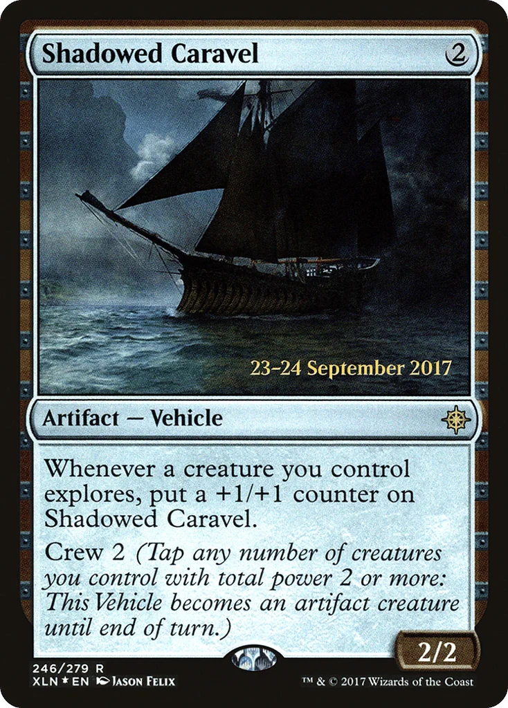 Shadowed Caravel · Ixalan Promos