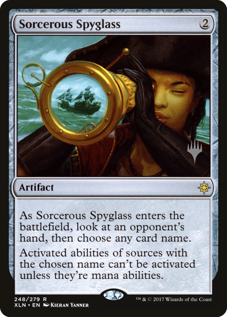 Sorcerous Spyglass · Ixalan Promos
