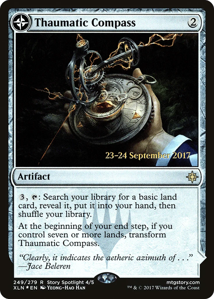 Thaumatic Compass // Spires of Orazca · Ixalan Promos