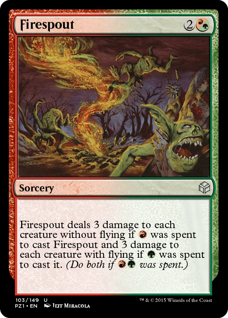 Firespout · Legendary Cube Prize Pack