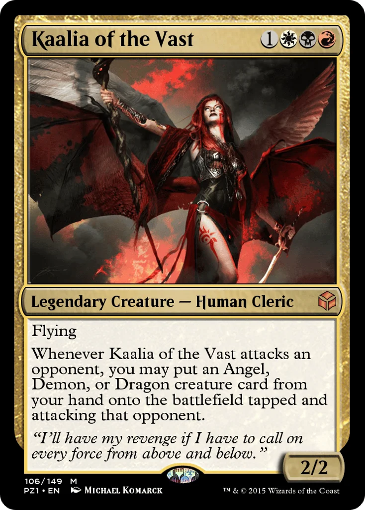 Kaalia of the Vast · Legendary Cube Prize Pack