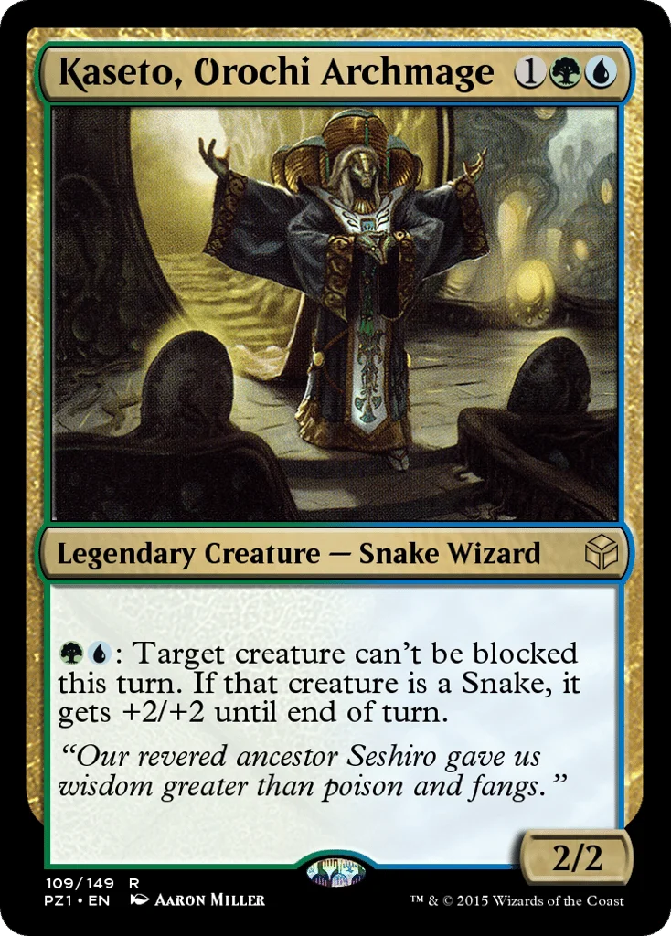 Kaseto, Orochi Archmage · Legendary Cube Prize Pack