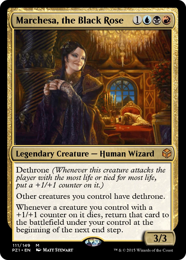 Marchesa, the Black Rose · Legendary Cube Prize Pack