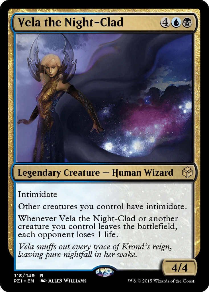 Vela the Night-Clad · Legendary Cube Prize Pack