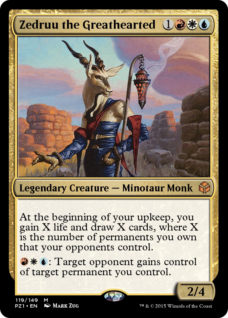 Zedruu the Greathearted · Legendary Cube Prize Pack