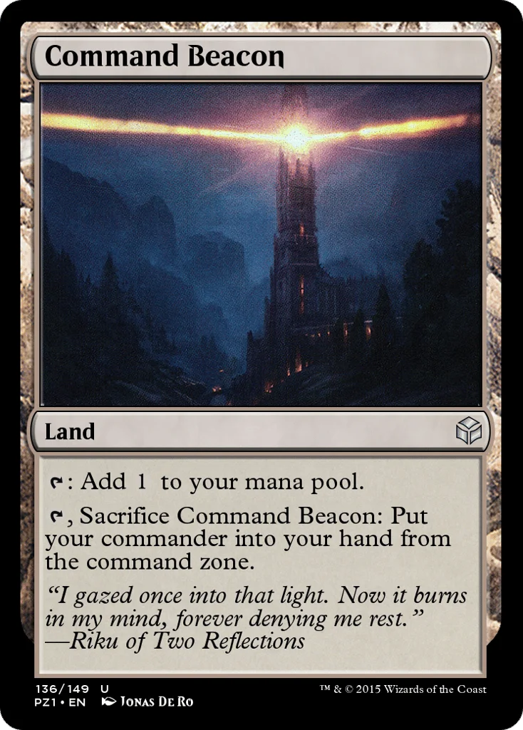 Command Beacon · Legendary Cube Prize Pack