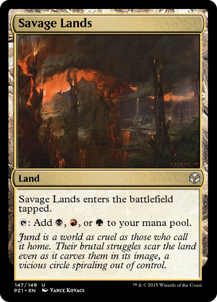 Savage Lands · Legendary Cube Prize Pack