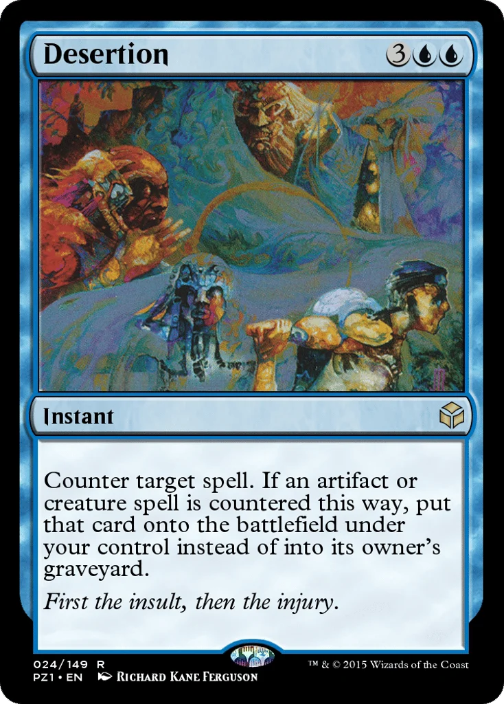 Desertion · Legendary Cube Prize Pack