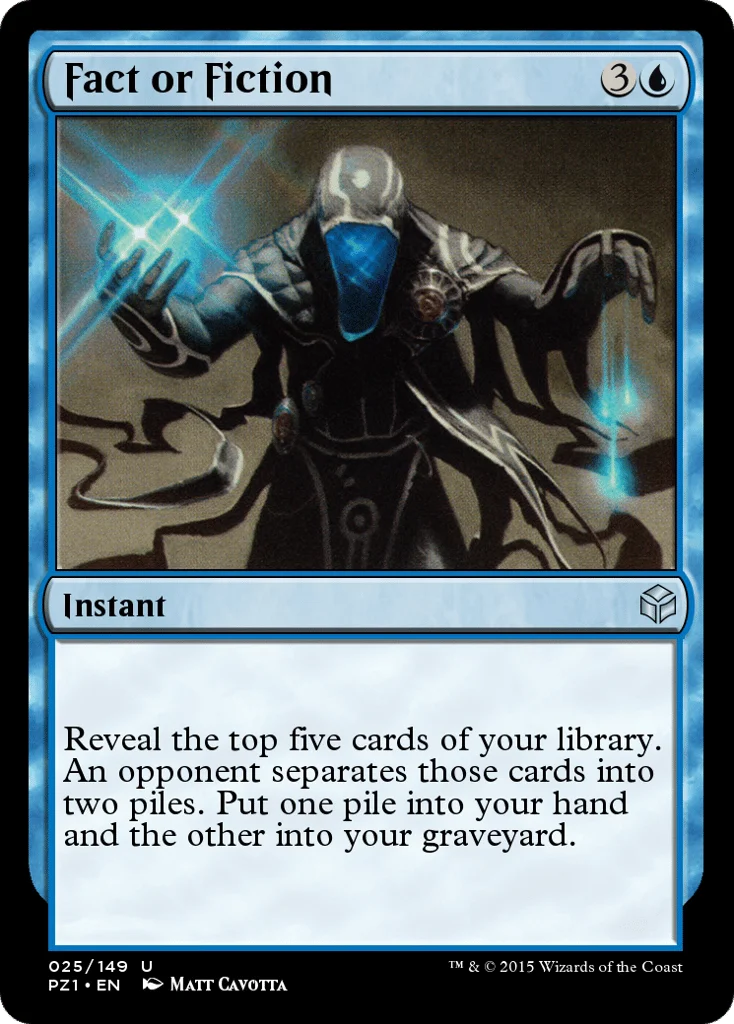Fact or Fiction · Legendary Cube Prize Pack