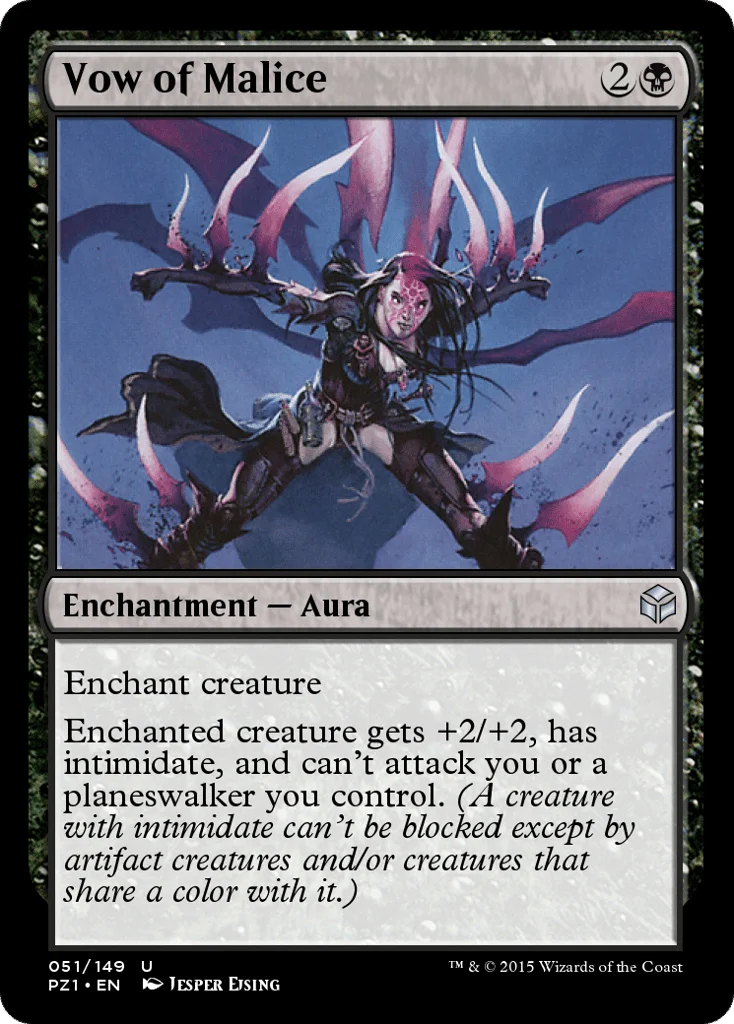 Vow of Malice · Legendary Cube Prize Pack