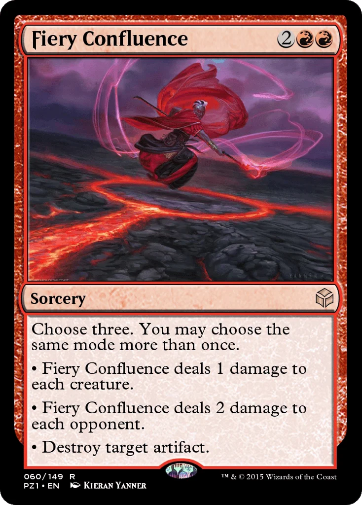 Fiery Confluence · Legendary Cube Prize Pack