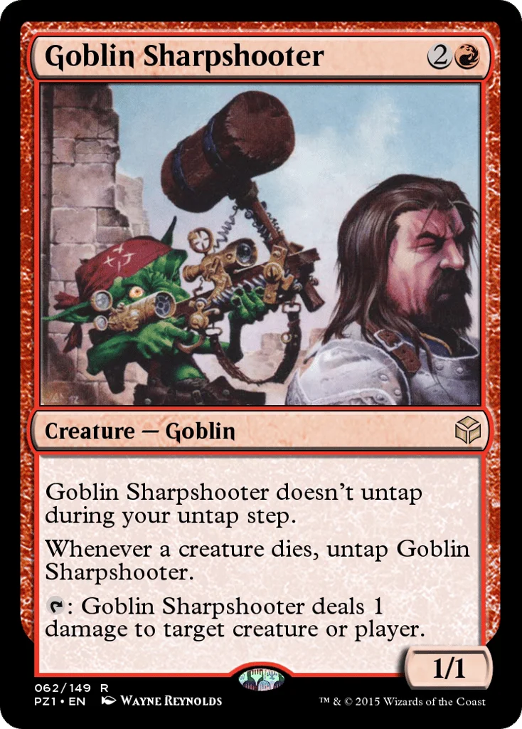 Goblin Sharpshooter · Legendary Cube Prize Pack