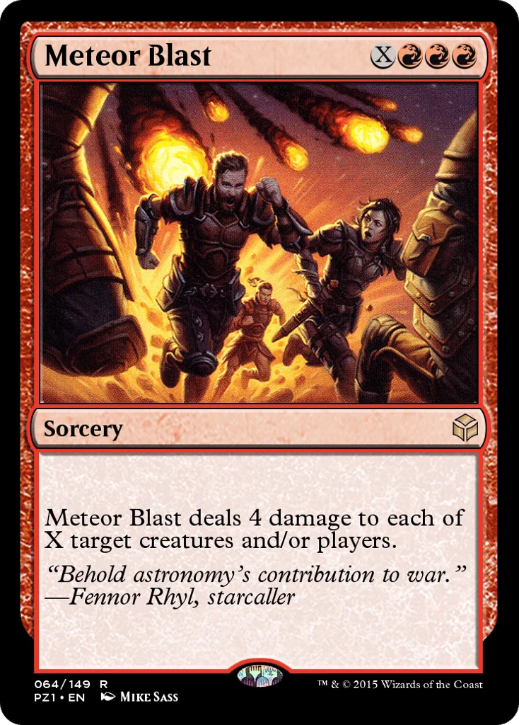 Meteor Blast · Legendary Cube Prize Pack