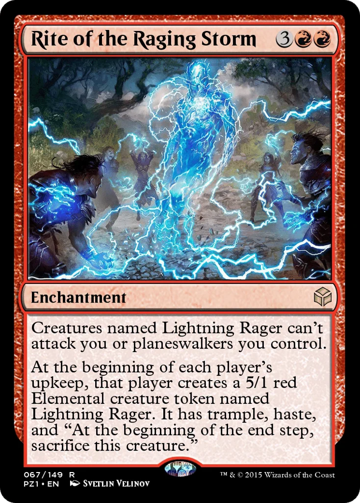 Rite of the Raging Storm · Legendary Cube Prize Pack