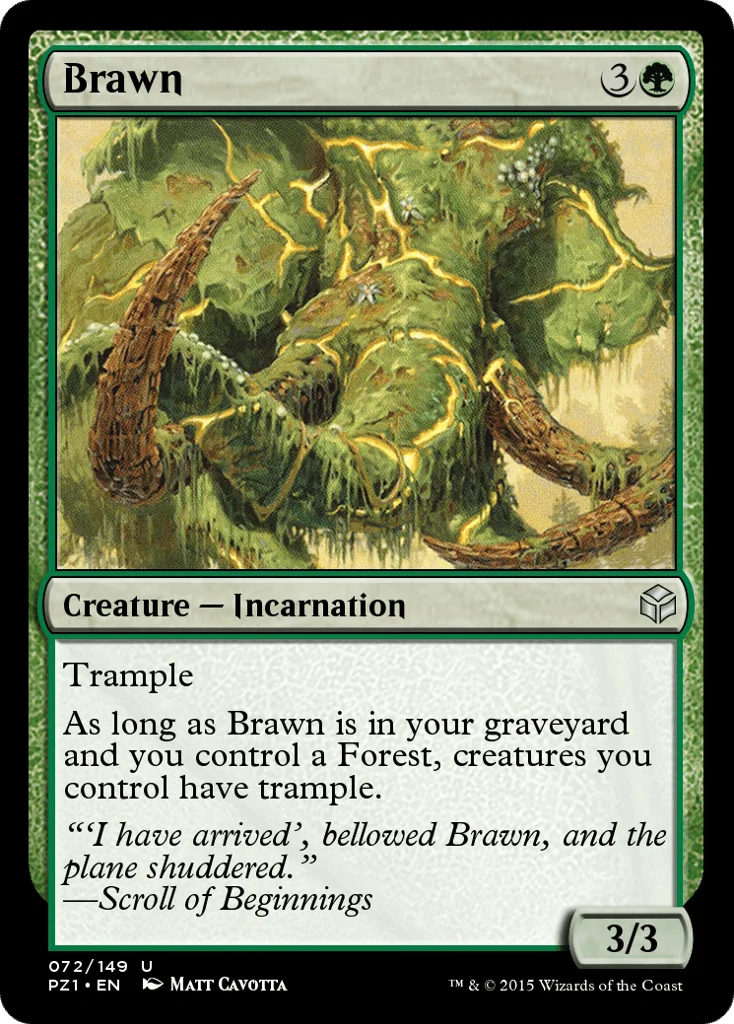 Brawn · Legendary Cube Prize Pack