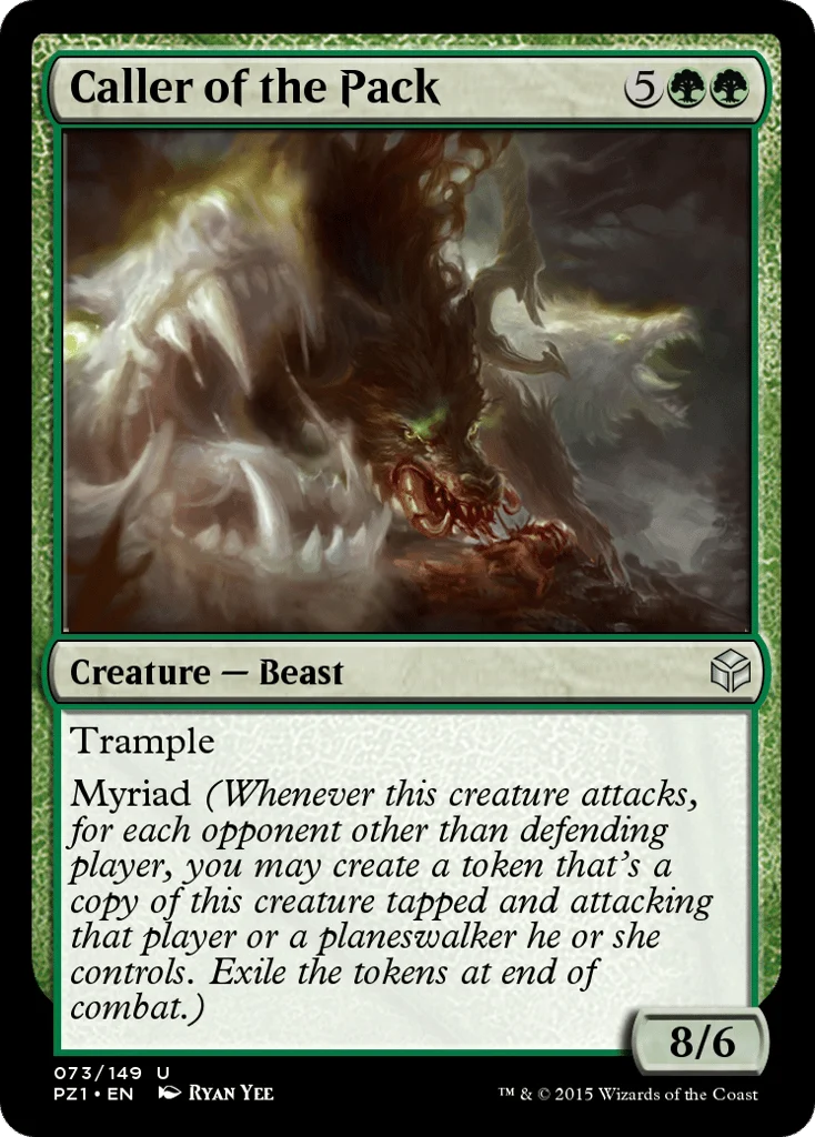 Caller of the Pack · Legendary Cube Prize Pack