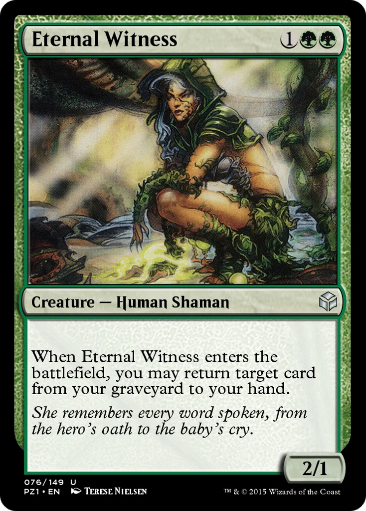 Eternal Witness · Legendary Cube Prize Pack